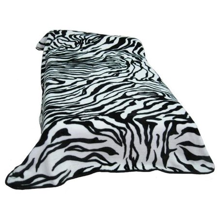 COLLEGE COVERS College Covers 236ZEB Zebra Print Throw Blanket - Bedspread ZEBTH